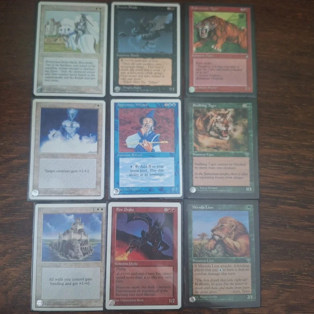 Magic The Gathering Lot of 9 Trading Cards ~ Mixed Sets